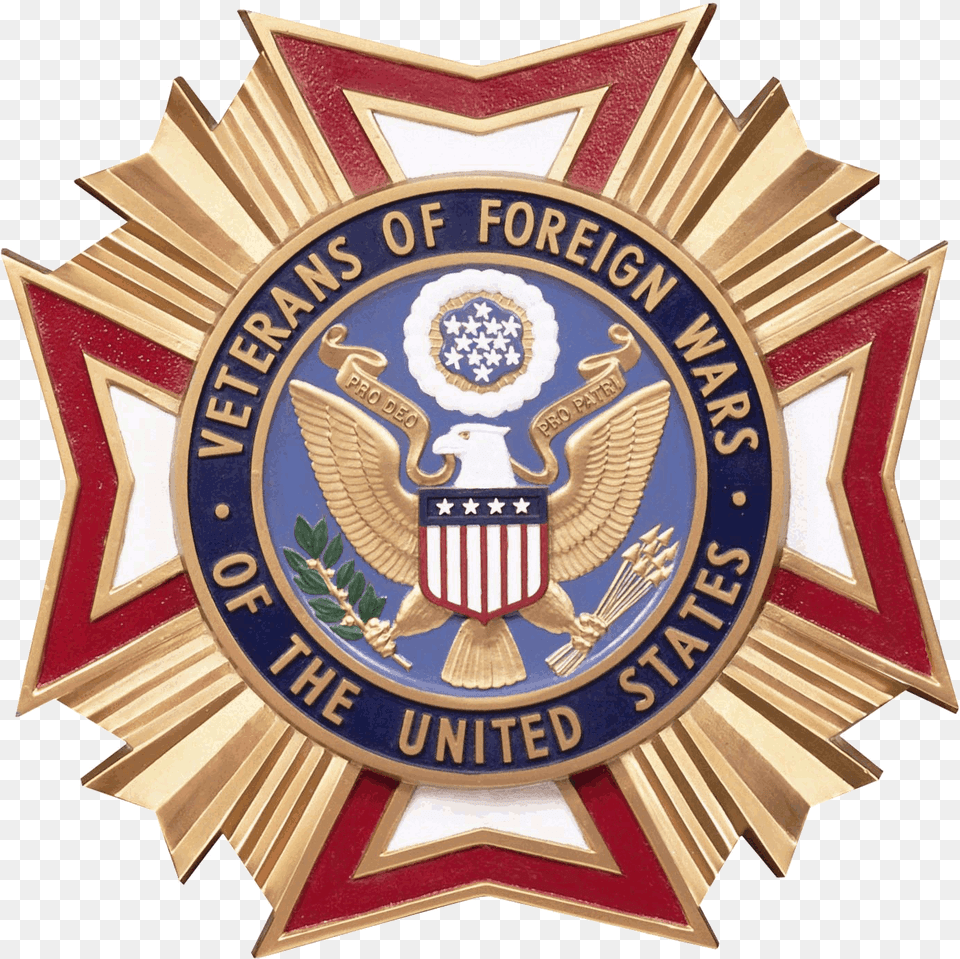 Vfw Logos Veteran Of Foreign Wars, Badge, Logo, Symbol, Animal Png Image