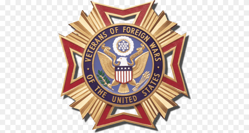 Vfw Post 6316 Veterans Of Foreign Wars, Badge, Logo, Symbol, Emblem Png Image