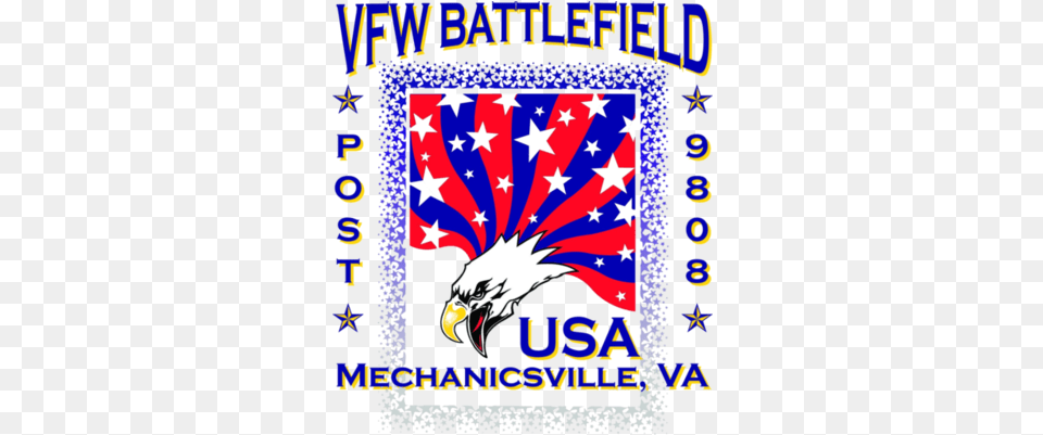 Vfw Post 9808 Mechanicsville Va Poster, Flag, American Flag Png