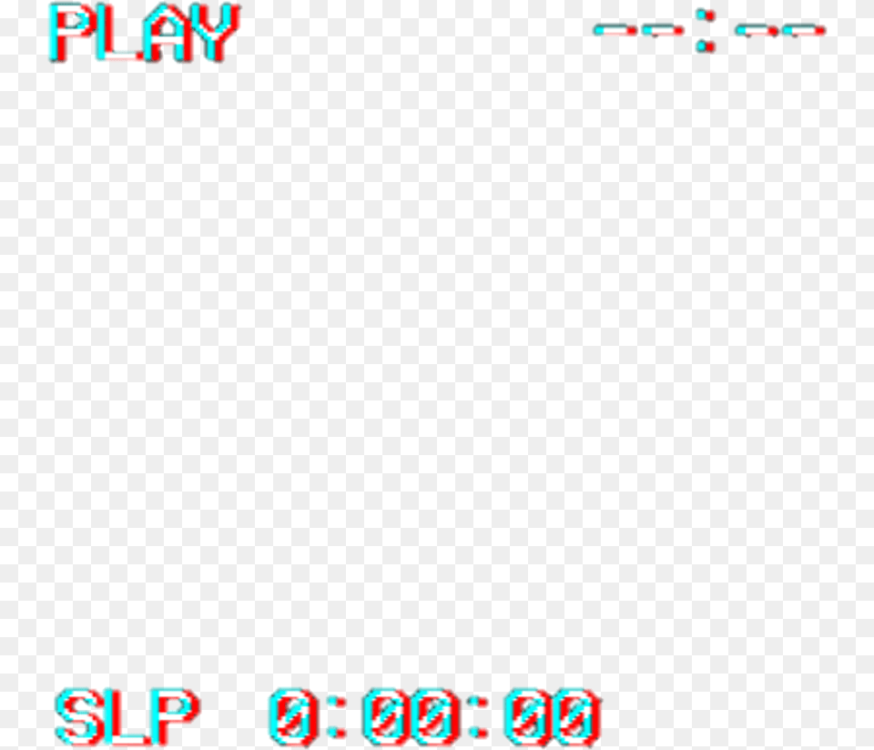 Vhs Glitch Vhs Overlay, Text Png Image