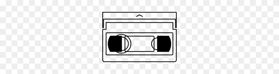 Vhs Recording Tape Technology Icon, Gray Free Transparent Png