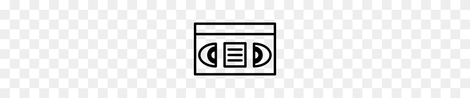 Vhs Tape Icons Noun Project, Gray Png Image