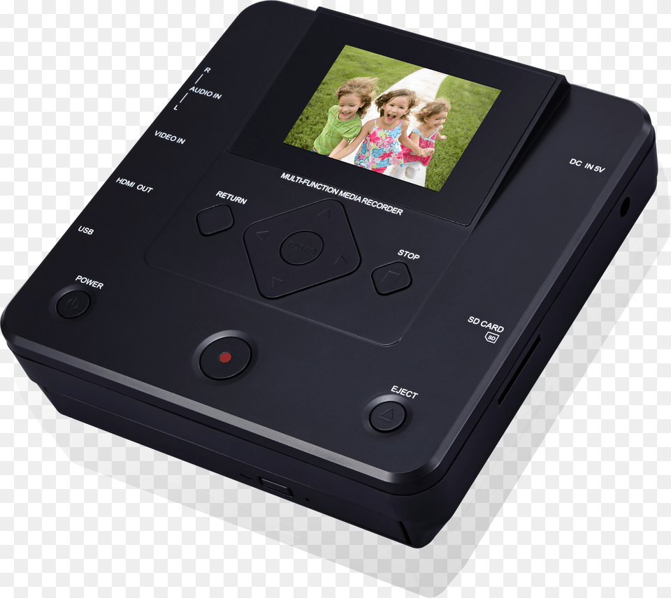 Vhs Video Av In To Dvd Portable Recorder Player For Portable Vhs Player, Hardware, Computer Hardware, Electronics, Machine Png Image