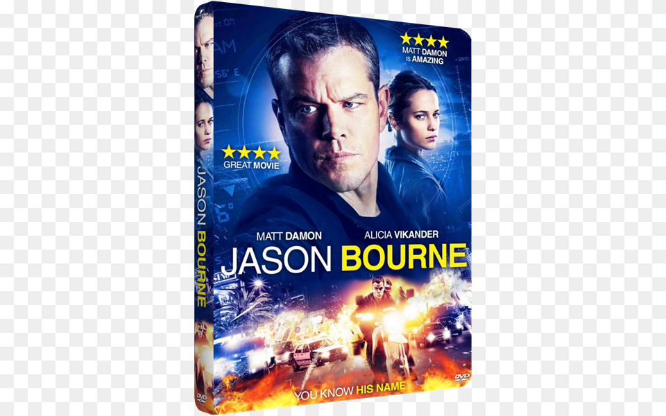 Vi Znaete Ego Imya Bourne Jason Bourne Damon Jones Vikander Dvd, Book, Publication, Adult, Advertisement Png