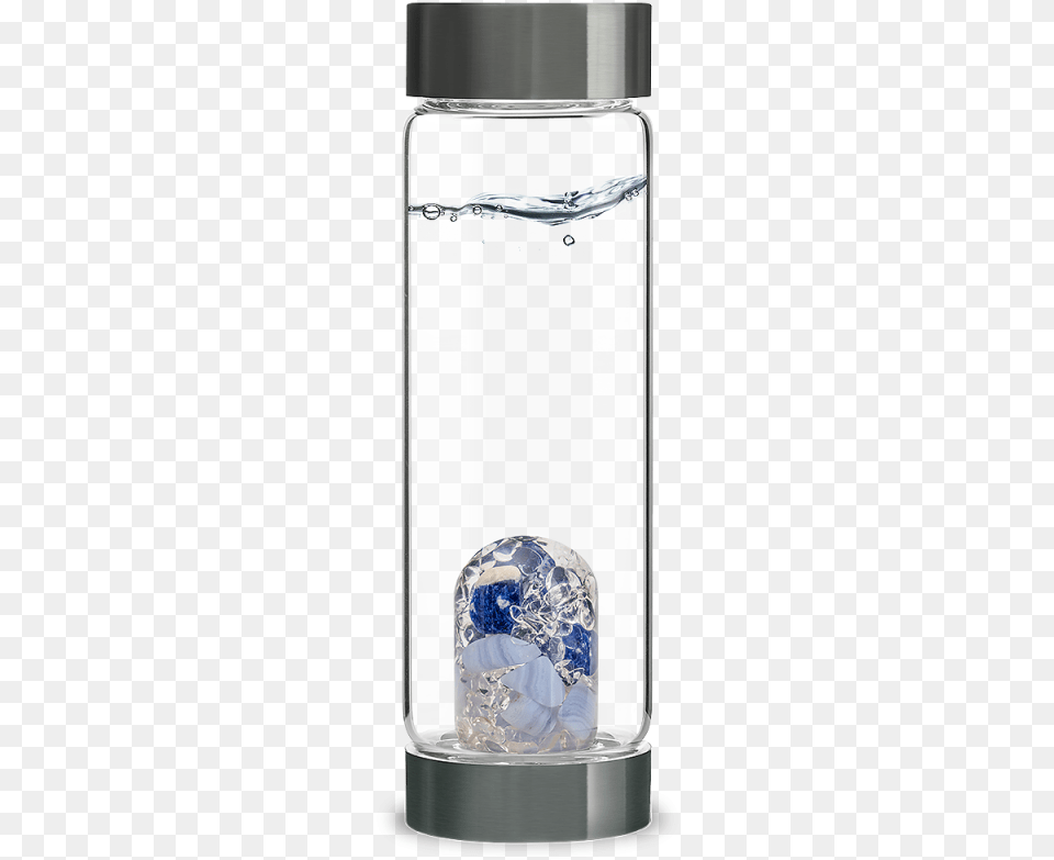 Via Balance Vitajuwel Balance Via Water Bottle, Jar, Glass, Accessories, Gemstone Png Image