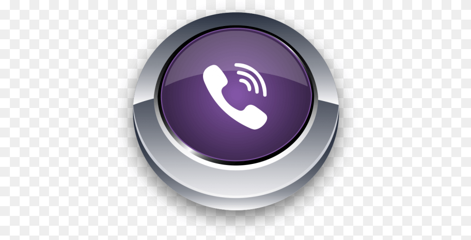 Viber Button Image Download Searchpng Viber Icon, Disk, Electronics Free Png