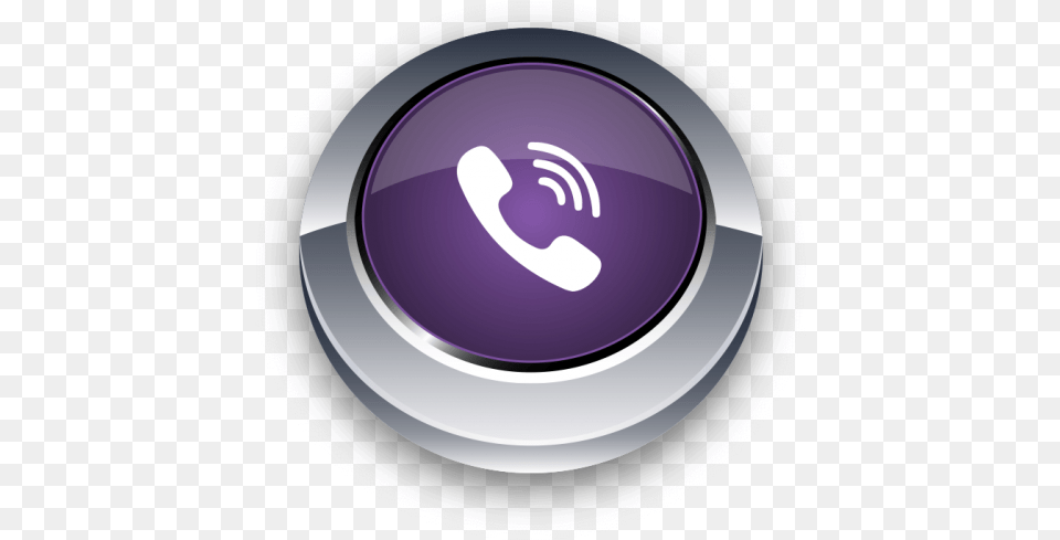 Viber Button Image Download Viber, Disk, Electronics Free Transparent Png