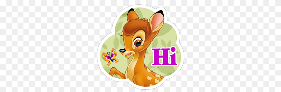 Viber Sticker, Animal, Deer, Mammal, Wildlife Free Png Download