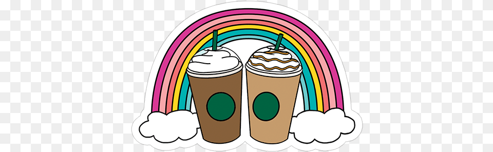 Viber Sticker Frappuccino Drink Stickers Sticker, Beverage, Juice, Smoothie, Cup Png Image