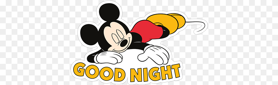Viber Sticker Mickey Mouse New Classic Sticker Full Mickey Mouse Good Night Free Png Download