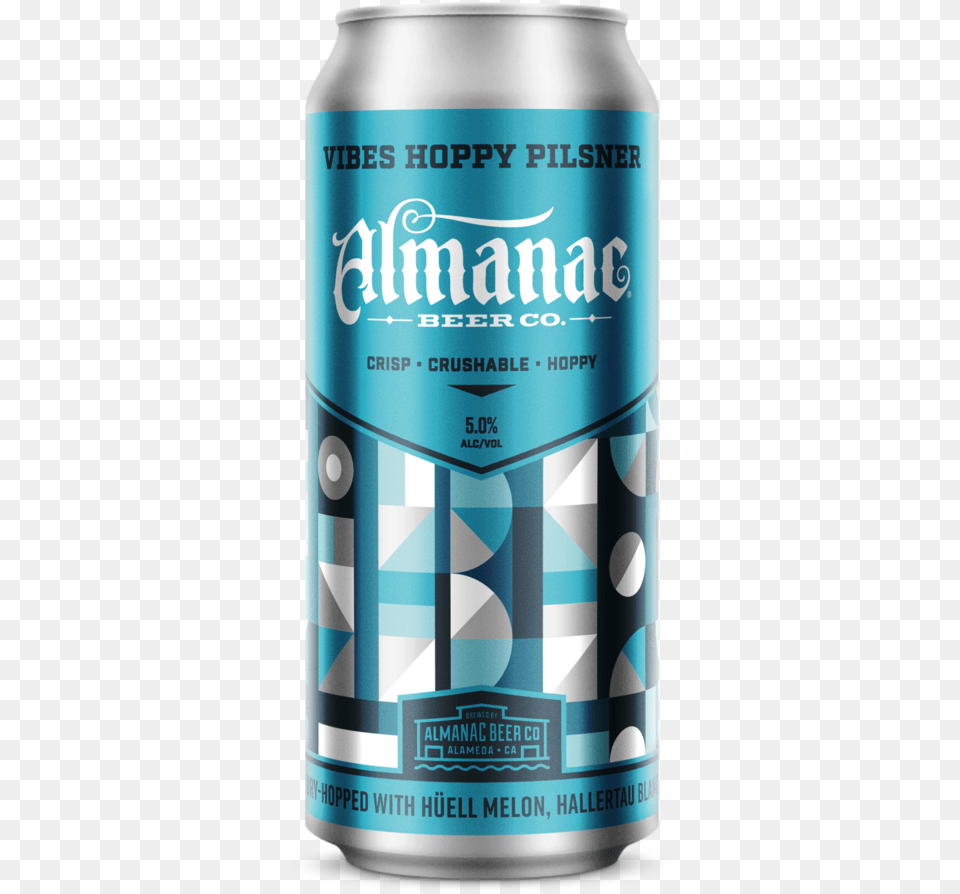 Vibes Hoppy Pilsner Almanac Loud, Alcohol, Beer, Beverage, Lager Free Png