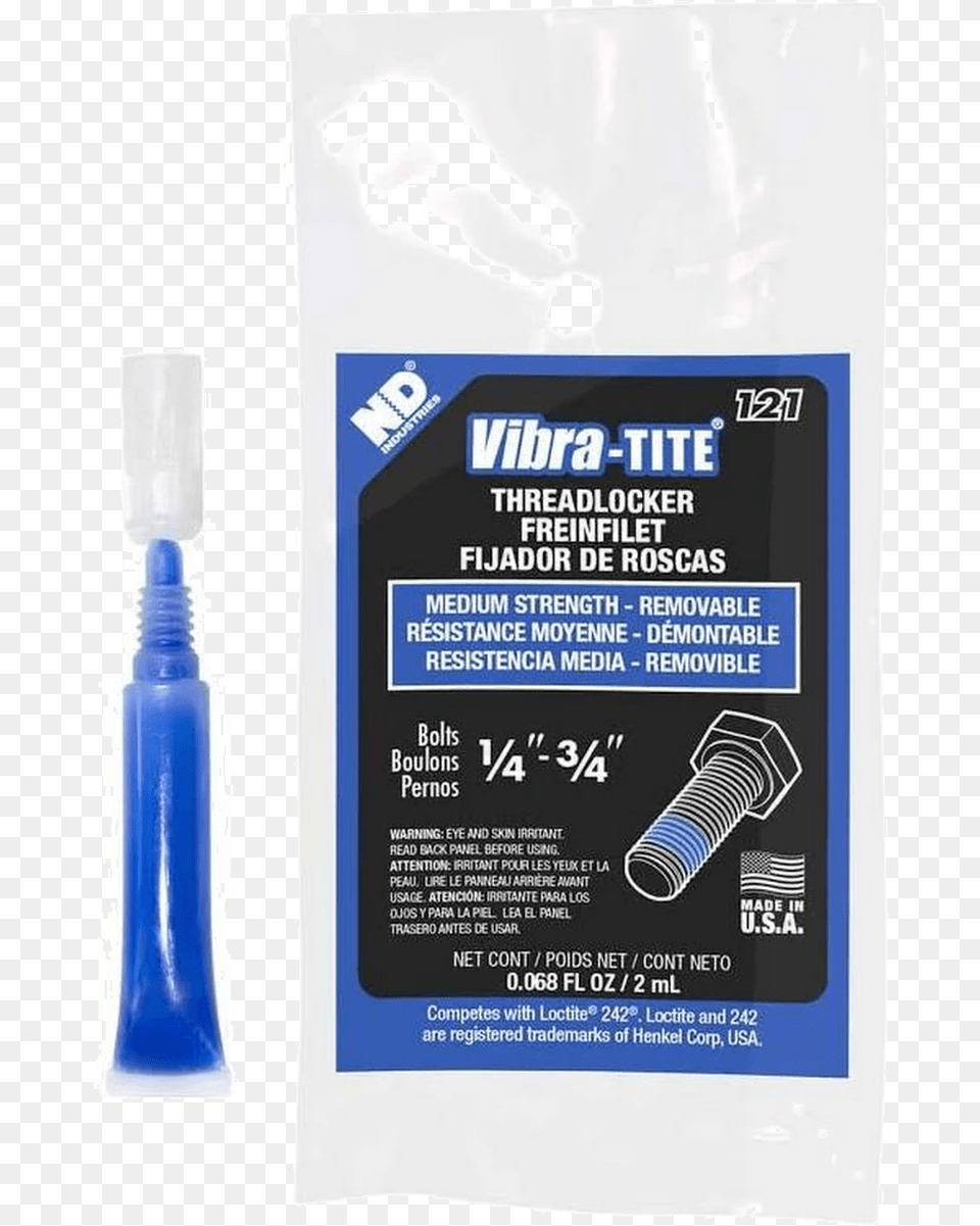 Vibra Tite Threadlocker Brush, Advertisement, Adult, Male, Man Free Png