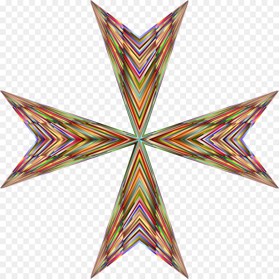 Vibrant Maltese Cross Icons, Pattern, Star Symbol, Symbol, Accessories Png