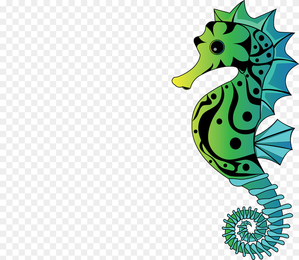 Vibrant Seahorse, Animal, Sea Life, Mammal Free Transparent Png