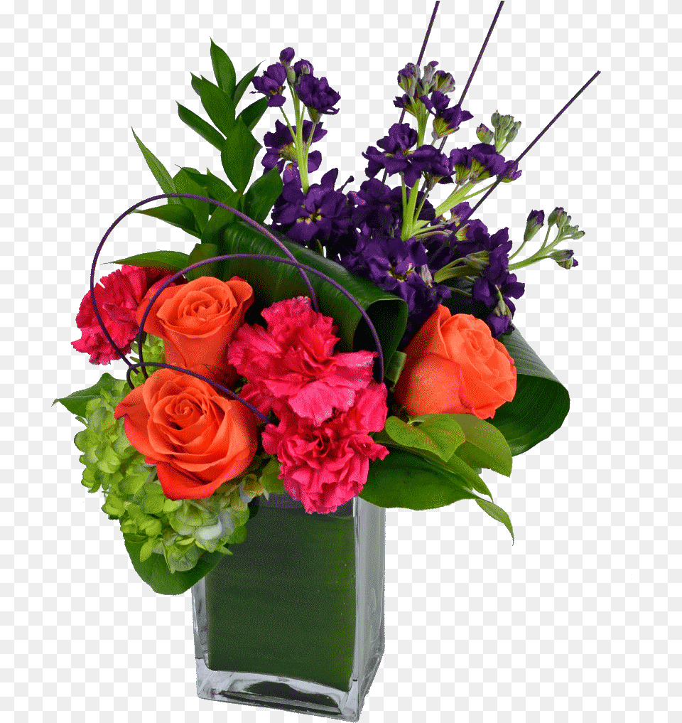 Vibrant Vibe Bouquet Flower Bouquet, Flower Arrangement, Flower Bouquet, Plant, Rose Png