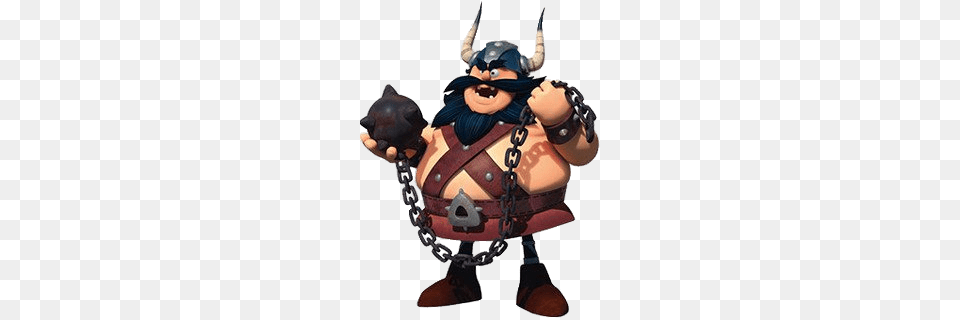 Vic The Viking Character Sven The Terrible Holding Ball And Chain, Baby, Person Free Transparent Png