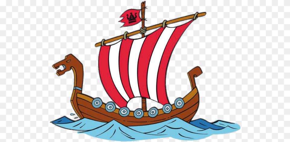 Vic The Viking Drakar Ship Wikingerschiff, Machine, Wheel Free Transparent Png