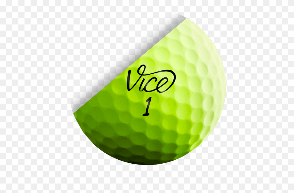 Vice Pro Soft Lime Vice Golf, Ball, Golf Ball, Sport, Tennis Free Png