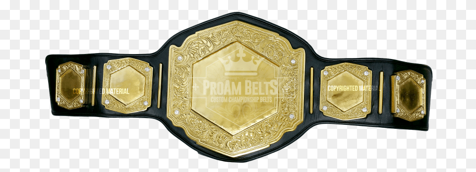 Vicious Dc Heavy Gold Proambelts, Accessories, Buckle, Belt Free Png