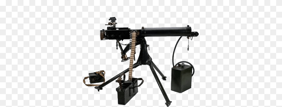 Vickers Machine Gun, Machine Gun, Weapon, Firearm Free Transparent Png
