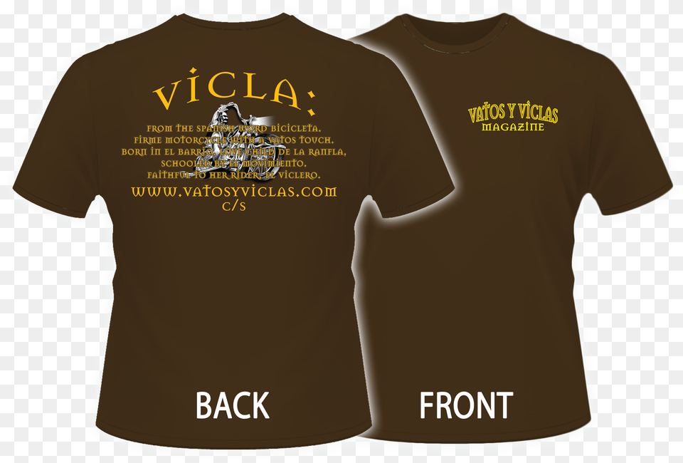 Vicla Black T Shirt Back, Clothing, T-shirt Free Transparent Png