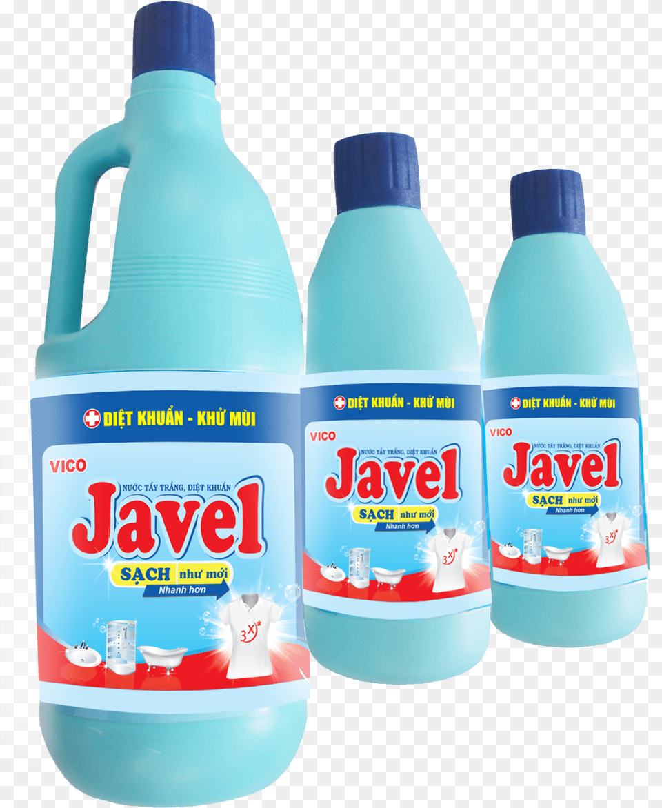 Vico Javel Bleach Plastic Bottle, Shaker, Beverage, Milk Free Transparent Png