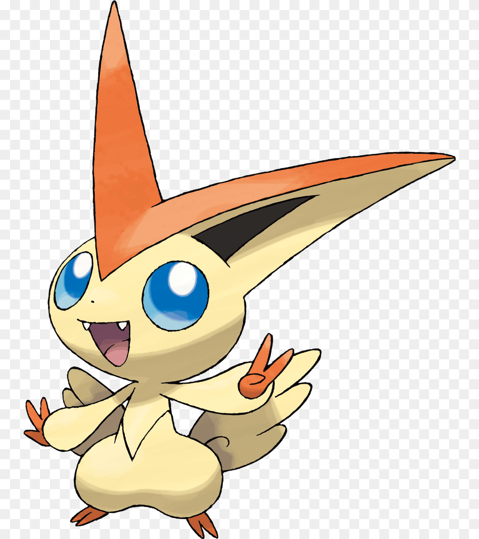 Victini Pokemon, Cartoon, Animal, Fish, Sea Life Free Png