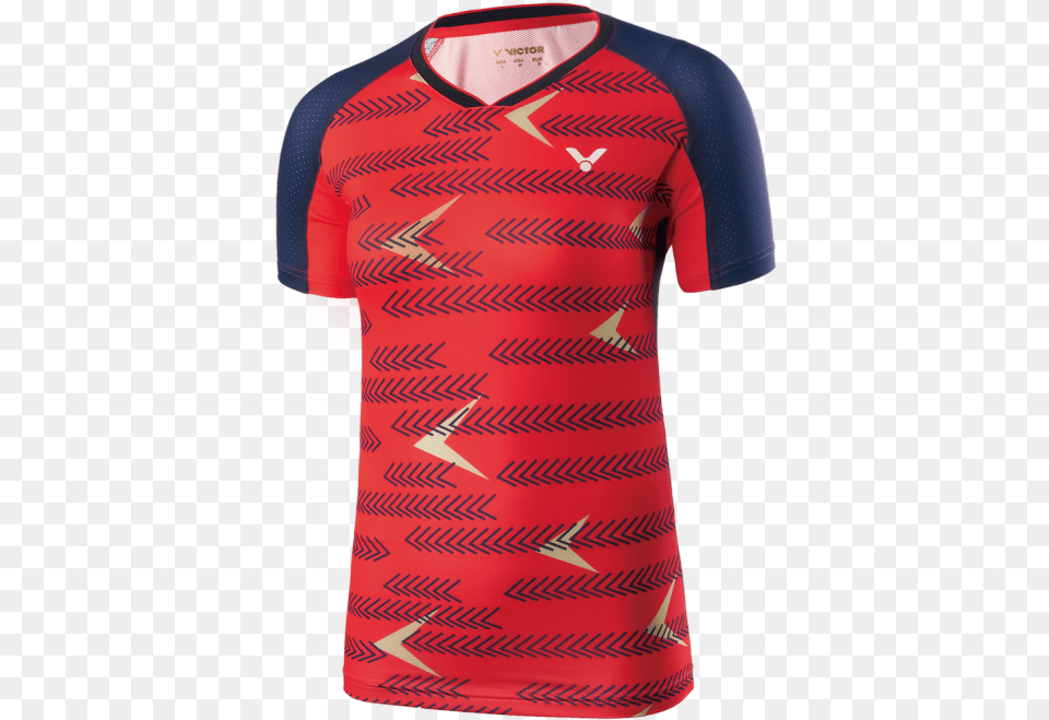 Victor Badminton Shirt 2019, Clothing, Jersey, Can, Tin Free Png