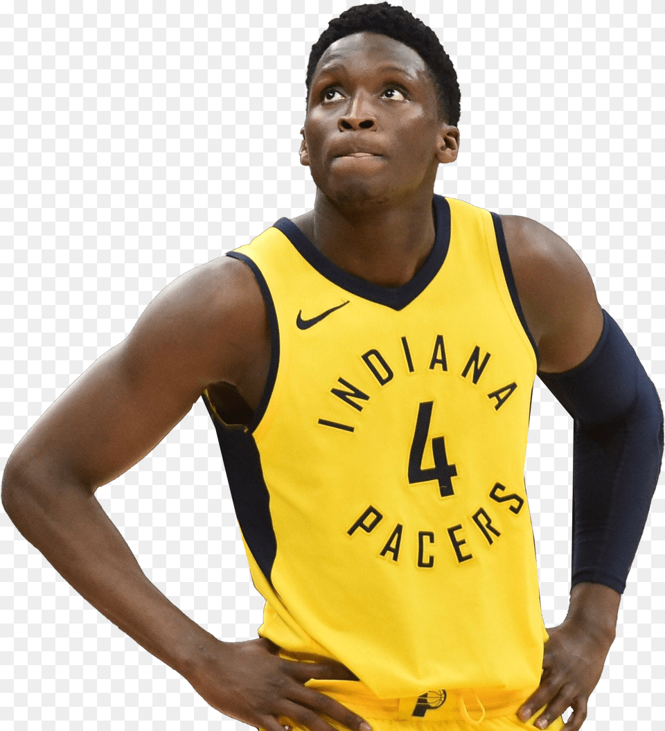 Victor Oladipo Transparent Image Basketball Player, Clothing, Shirt, Vest, Adult Free Png