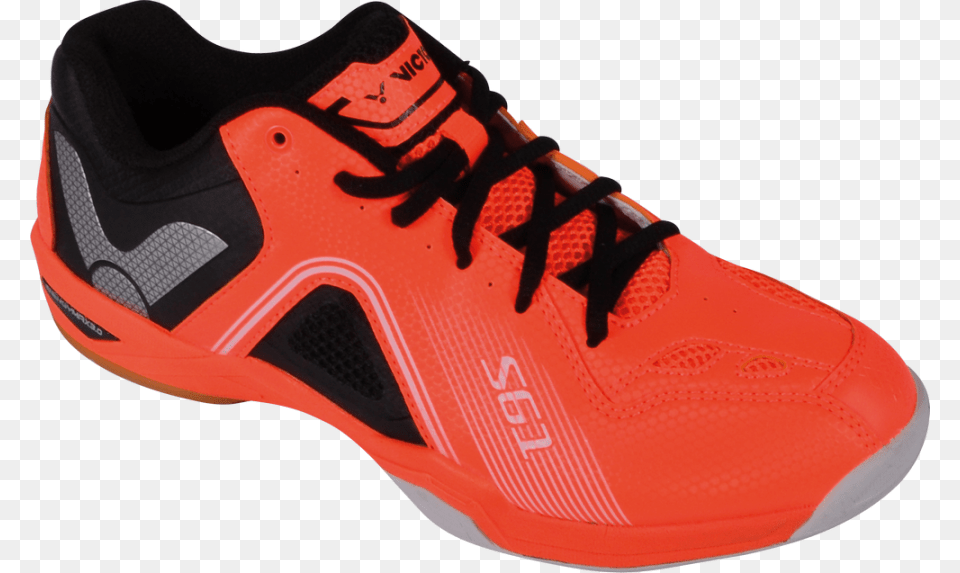 Victor Sh S61 Orange Victor Sh, Clothing, Footwear, Running Shoe, Shoe Free Png Download