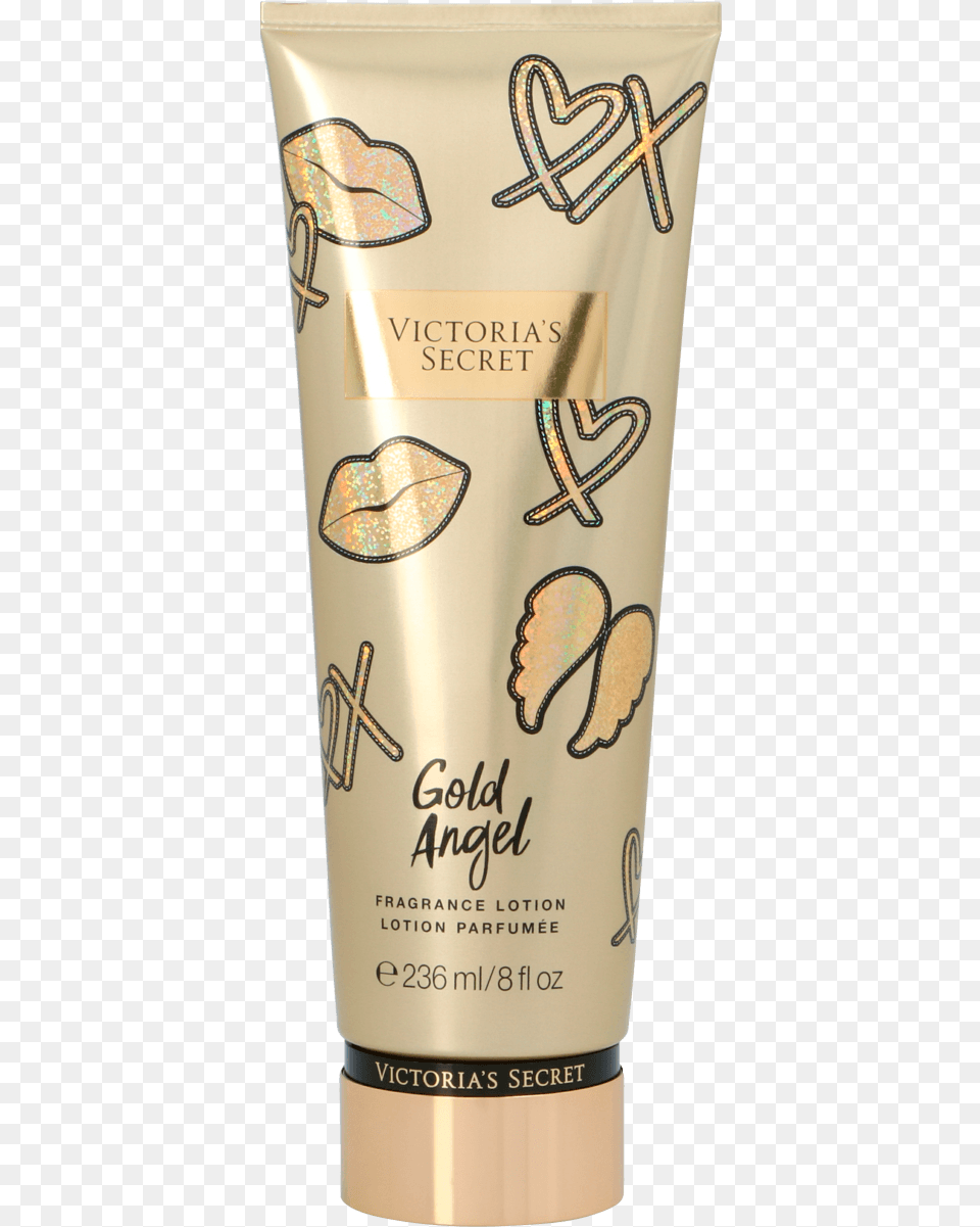 Victoria Secret Gold Angel Body Lotion, Bottle, Cosmetics, Can, Tin Png Image