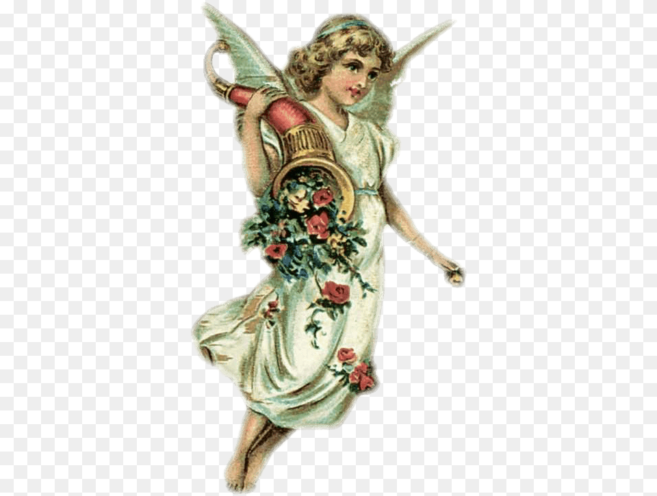 Victorian Angels Graphic, Adult, Bride, Female, Person Png Image