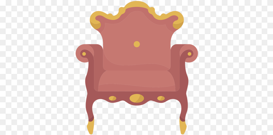 Victorian Arm Chair Illustration U0026 Svg Queen Anne Leg, Furniture, Armchair Free Png Download