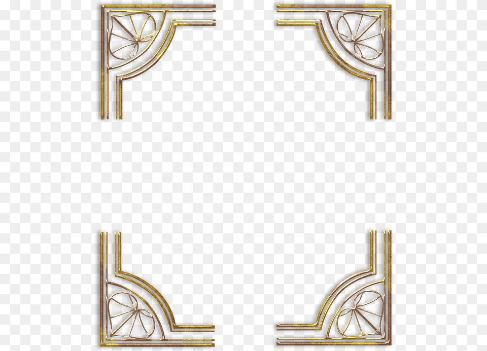 Victorian Art Deco Corner Frame Moldura Capa De Livro, Cross, Symbol, Arch, Architecture Png Image