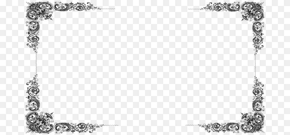 Victorian Black Frame Png