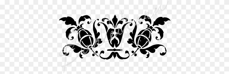 Victorian Border Stencil Is An Original Design Authentic Victorian Stencil Designs, Handwriting, Text, Signature, Smoke Pipe Png