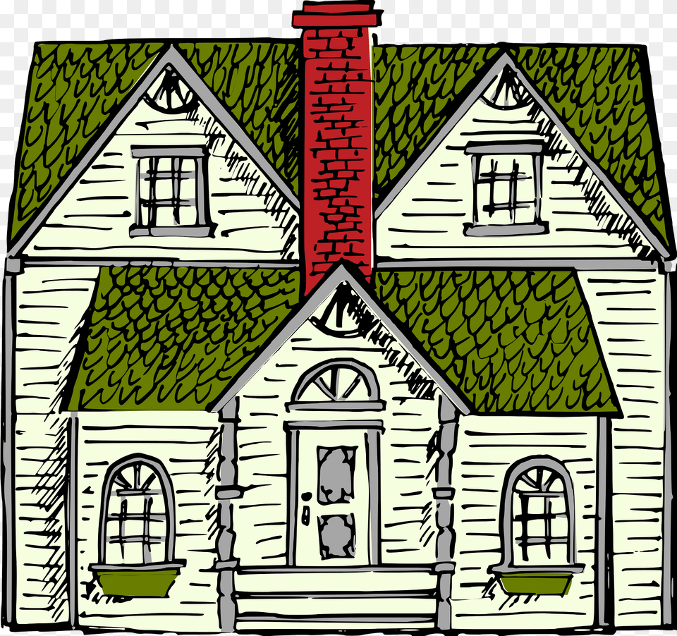 Victorian Clipart, Architecture, Building, Cottage, House Free Transparent Png