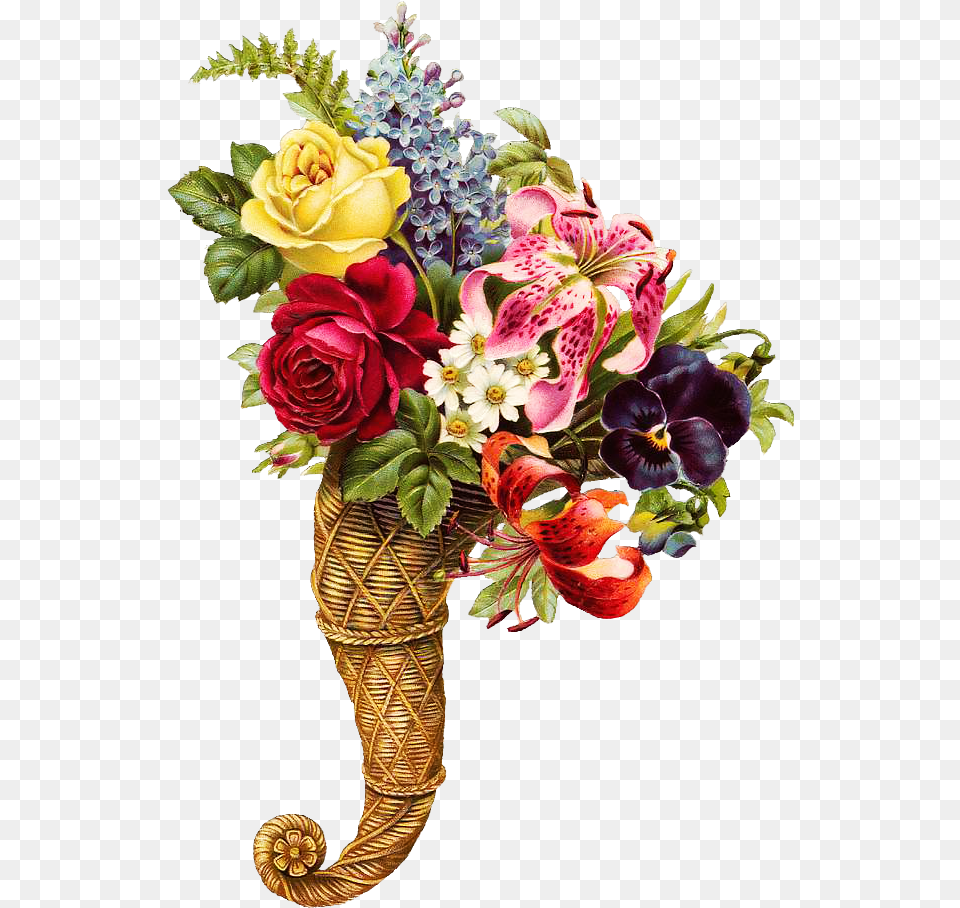 Victorian Era Flowers Transparent, Art, Floral Design, Flower, Flower Arrangement Png Image