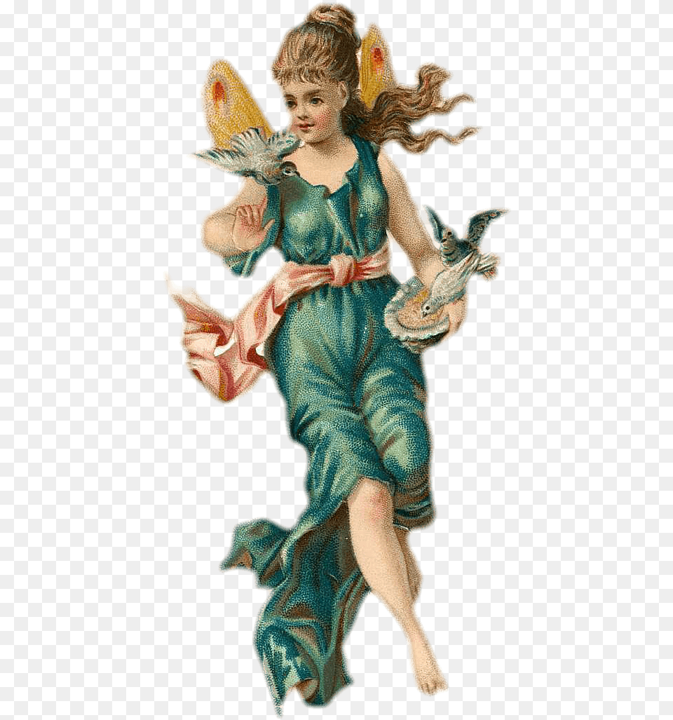 Victorian Fairy, Person, Face, Head, Angel Free Transparent Png