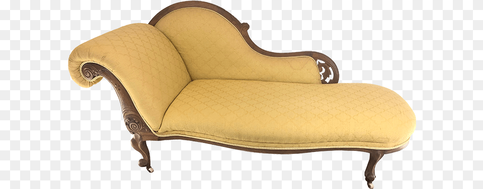 Victorian Framed Chaise Lounge Chaise Longue, Furniture, Chair, Couch Free Png