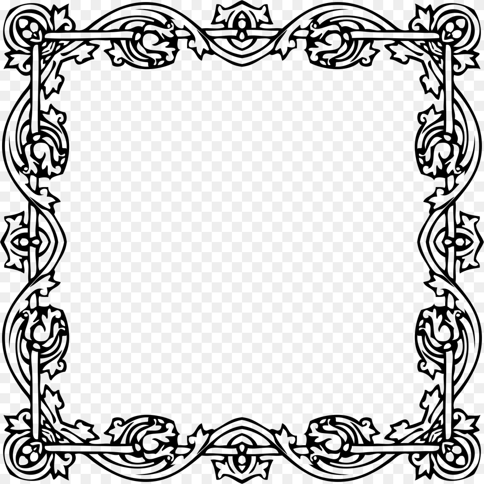 Victorian Frames And Borders, Home Decor, Art, Floral Design, Graphics Png