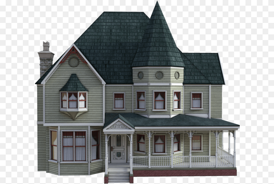 Victorian House Transparent, Architecture, Building, Cottage, Housing Png Image