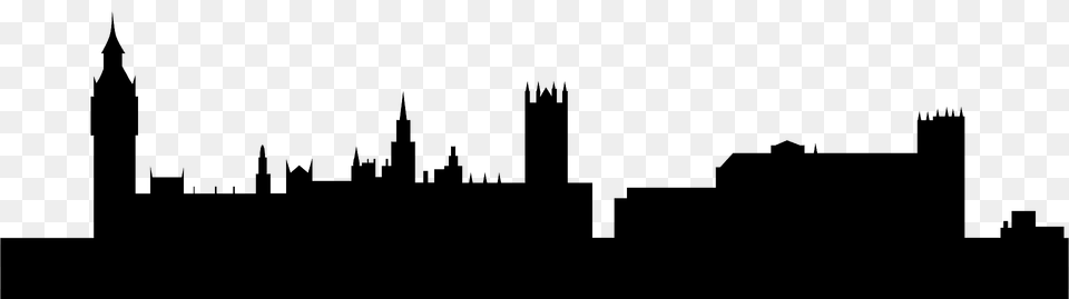 Victorian London Skyline Silhouette, Architecture, Building, City, Spire Png