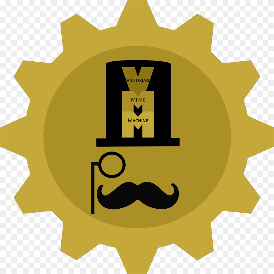 Victorian Meme Machine Illustration, Badge, Logo, Symbol, Head Png Image