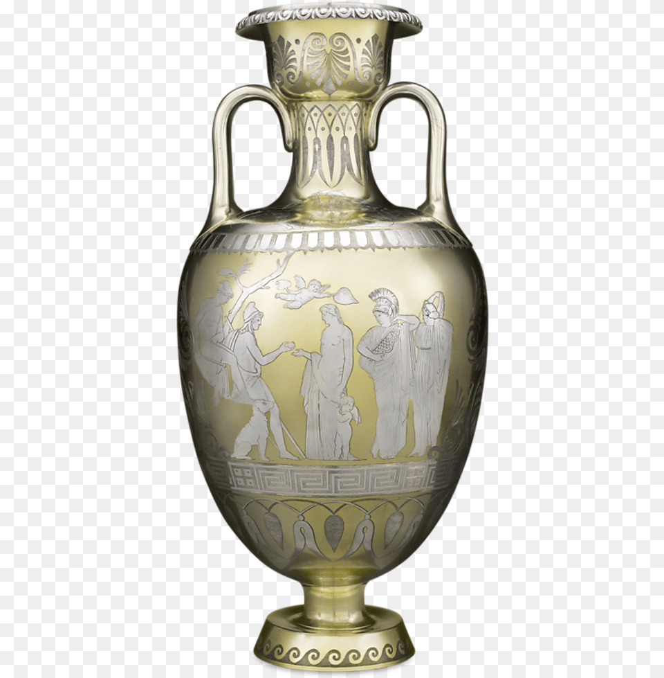 Victorian Parcel Gilt Vase By D Amp C Houle Victorian Vase, Jar, Urn, Pottery, Person Png