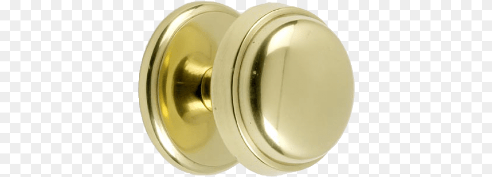 Victorian Polished Brass Edged Centre Door Knob Brass, Handle, Appliance, Blow Dryer, Device Free Transparent Png