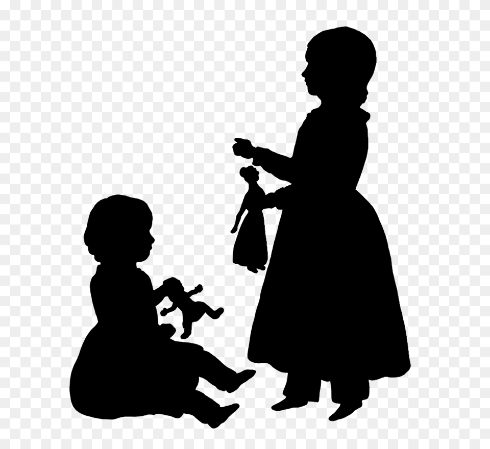 Victorian Silhouette Clipart Png Image