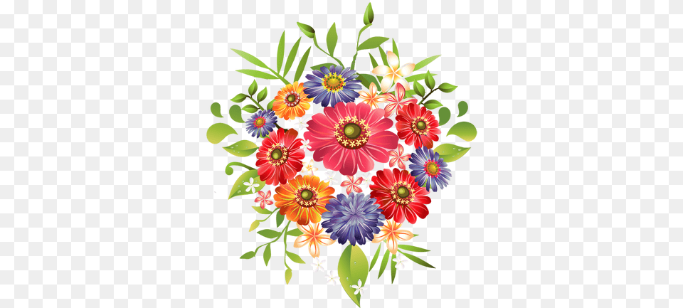 Victorian Summer Flowers Clip Art Bouquet Of Flowers Clip Art, Plant, Pattern, Graphics, Flower Bouquet Free Png