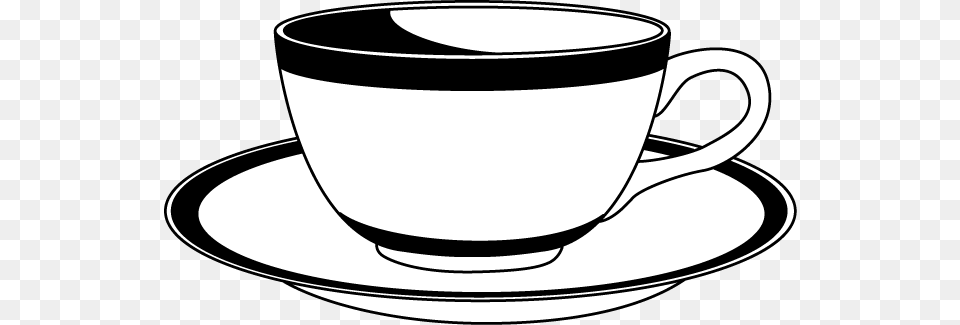 Victorian Tea Party Clip Art, Cup, Saucer, Smoke Pipe, Beverage Free Png Download