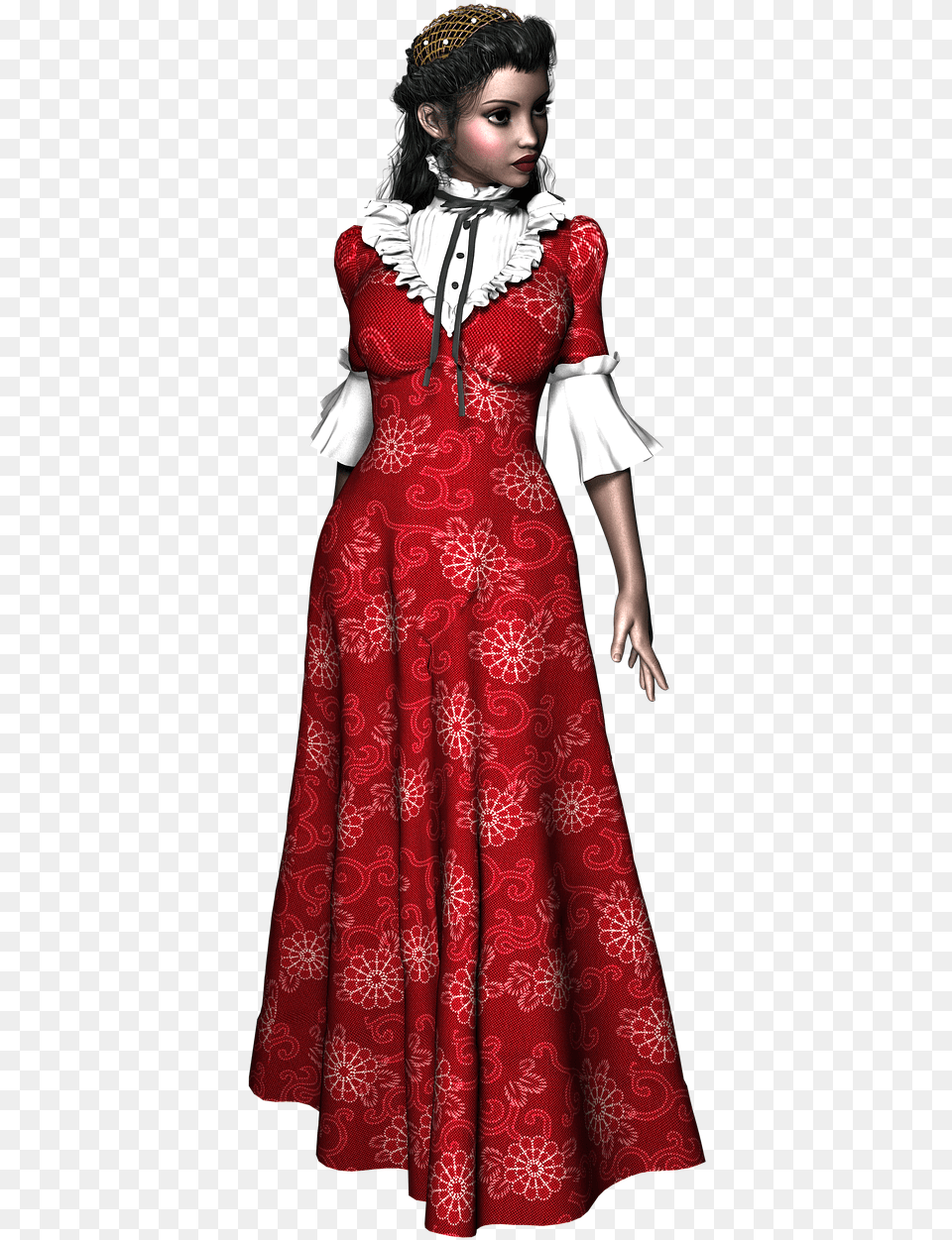 Victorian Woman No Background, Clothing, Gown, Formal Wear, Fashion Png Image